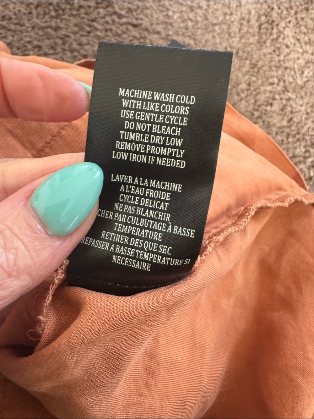 BLANK NYC LYOCELL SHORTS UTILITY HIGH RISE ORANGE RUST MALIBU PAPERBAG 26 NEW - Picture 7 of 10